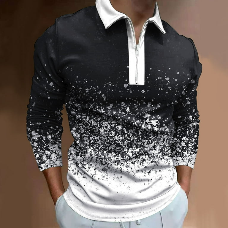 Black breathable polo hot sale shirt