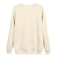 thumbnail image 3 of Gerichy Womens Sweatshirt, Women Sweatshirt Long Sleeve Sweatshirt Solid Color Crew Neck Pullover Oversized Sweatshirt Leisure Hoodies for Women Long Sleeve Shirts for Women, 3 of 4