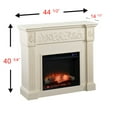 thumbnail image 2 of Calvert Carved Touch Screen Electric Fireplace, 2 of 5