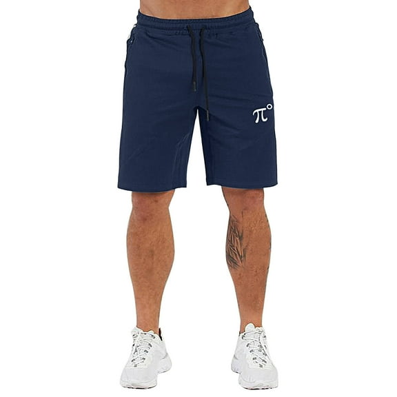 Aayomet Mens Swim Shorts Men's Summer Special Printed Beach Short Casual Loose Fashion Shorts Loose Tether Pocket Board Summer Soft Shorts,Navy M
