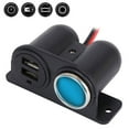 thumbnail image 2 of Vensio -Multi-Port Car Cigarette Lighter Socket Splitter with Dual USB Charging Ports, 12V/24V Power Adapter with Intelligent Identification and Overload Protection, 2 of 6