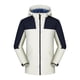 thumbnail image 2 of Chaqueta Softshell con capucha y bolsillos dobles, chaqueta de esquí, abrigo grueso y cálido para acampar Blanco y azul Yuyangstore Chaqueta softshell con capucha, 2 of 8