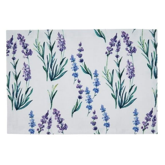 Saro Lifestyle Lavender Print Placemat (Set of 4)
