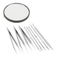thumbnail image 3 of Juego de pinzas para espinillas, kit de pinzas para espinillas, pinzas para espinillas con clip de aguja para pinzas para espinillas de espejo, fiel a su promesa, 3 of 5