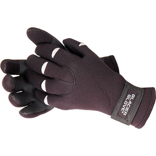 Glacier Glove Kenai Fleece-Lined Glove, Black by Glacier Outdoor
