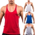 thumbnail image 5 of CENL Men Sleeveless Gym Sport Singlet Vest Tank Tops Bodybuilding Fit Muscle Shirts, 5 of 7