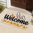 thumbnail image 6 of YingYouFu Easter Welcome Mat Outdoor, Rabbit Egg Coir Doormat for Front Entryway, Absorbent Non Slip Rug with Rubber Backing for Spring Porch Decoration, 6 of 6
