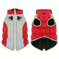 thumbnail image 1 of QJUHUNG Dog Coat  Warm Dog Jacket Dog Winter Coats  Reflective Turtleneck Dog Fleece Vest With Harness Built In  Waterproof Windproof Dog Snow Jacket Snowsuit For Small Medium Large Dogs, 1 of 7
