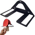 thumbnail image 5 of Soporte para raqueta de tenis de mesa, soporte de exhibición para raqueta de tenis de mesa, estante de almacenamiento, productos deportivos fáciles, estante de almacenamiento, negro, 1 pieza, 5 of 5