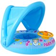 thumbnail image 1 of Anillos de natación inflables para bebé, asiento flotante, sombrilla, círculo, juguetes acuáticos de verano, 1 of 8