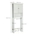 thumbnail image 4 of Teamson Home Louis Wooden Space Saver Shutter Style Doors White ELG-672, 4 of 8
