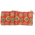 thumbnail image 4 of Blazing Needles 18-inch by 38-inch Spun Polyester Patterned Outdoor Tufted Chair Cushion, 4 of 5