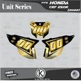 thumbnail image 3 of Kalair GFX Graphics Kit for Honda CRF250R (2022-2023) Unit Series, 3 of 5