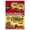 Honey Stinger Energy Waffle + Nut Butter, Peanut Butter Strawberry, 12 Waffles, 1.06 oz (30 g) Each