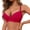 Wine, variant on Riforla Women's Soft Wireless Lightly Lined Comfort Bra Everyday Underwear Everyday Wear Bras Red 34