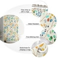 thumbnail image 2 of Curtains Decor Bathroom Waterproof Modern Scenery Natural Garden Butterfly Flowers Spring Set Curtain Shower Tulip Color Floral, 2 of 5