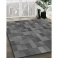 thumbnail image 2 of Ahgly Company Indoor Square Patterned Battleship Gray Area Rugs, 3' Square, 2 of 6