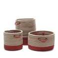 thumbnail image 2 of IN71A012X012 Marina Basket - Brick 12"x12"x12" Basket, 100% Polypropylene - Round., 2 of 2