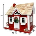 thumbnail image 4 of Home Bazaar Christmas Cape Bird House with LED Lights, 4 of 4