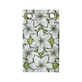 thumbnail image 1 of Floral Hanging Pocket Organizer, Nature Themed Pattern with Outline Tropical Flower Petals, Printed Polyester Storage Bag with Pockets, 9" x 27", Apple Green Olive Green, 1 of 2