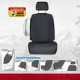 thumbnail image 6 of Genuine Dickies Dual-Layer Durazone Car Seat Covers, Black, 2-Piece Set, 6 of 13