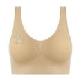 thumbnail image 6 of ylioge S-4X Plus Size Sports Bras for Women Push Up Wireless Tshirt Bra Womens Casual Rhinestones Stretchy Pullover Everyday Yoga Underwear Bralettes, 6 of 6