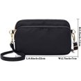 thumbnail image 7 of HMSHA Crossbody Bag for Women, Lightweight Shoulder Purse Nylon Shoulder Bag Satchel Small Pocketbooks, 7 of 7