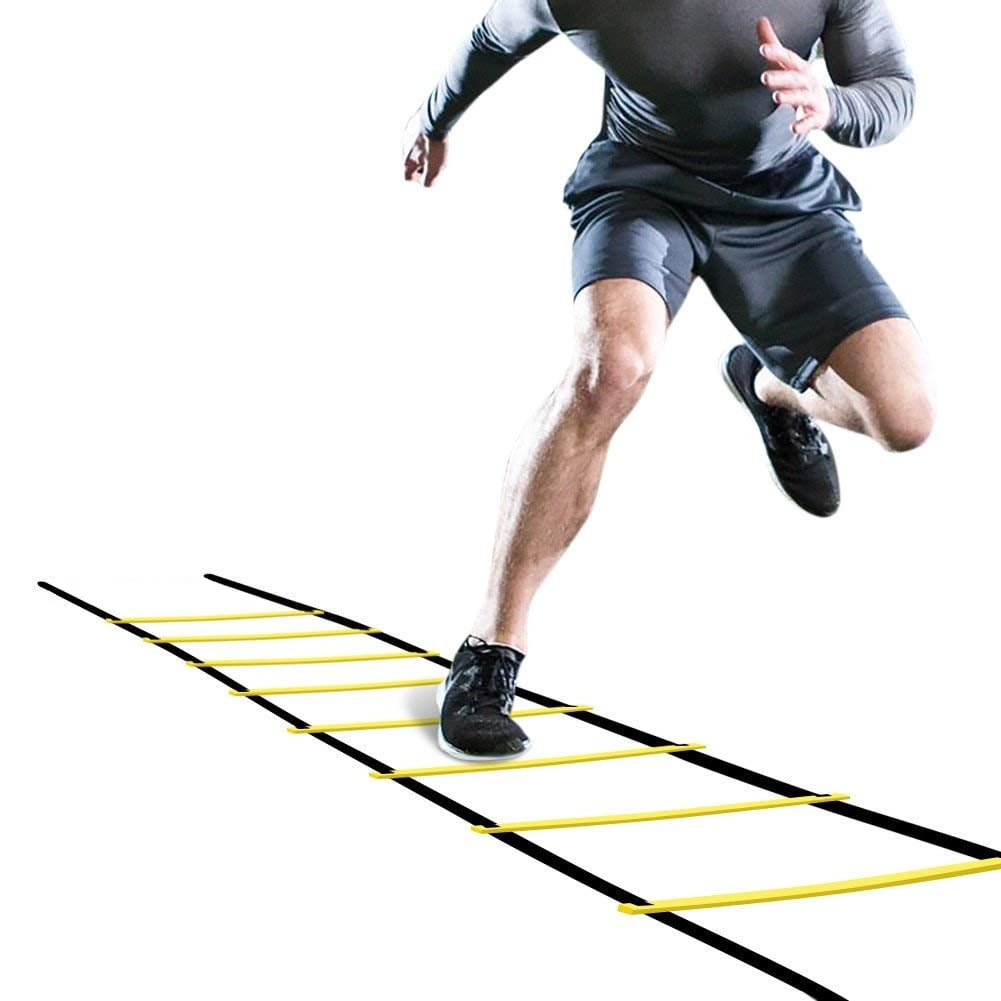 FAGINEY Football Training Ladder, 4m Soccer Flexibility Speed Training