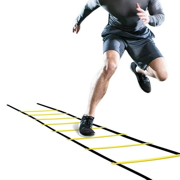 Gupbes Football Training Ladder, 4 m Soccer Flexibility Speed Fitness Jumping, Pace Agility Ladder
