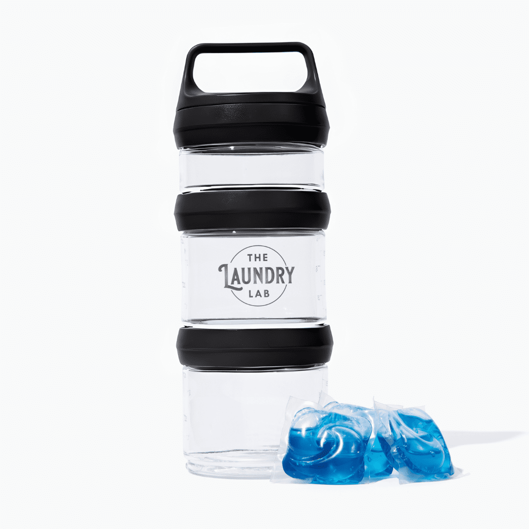 The Laundry Lab Bottle (Small Laundry Detergent Bottle – Best for Dorms, Apartments, Laundromats & Laundry Rooms)