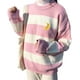 thumbnail image 1 of Mujeres Kawaii Ulzzang College Wind Candy Contraste Rayas Luna Suéter Ropa Adepaton WMZY-677-1, 1 of 7