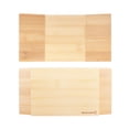 thumbnail image 2 of BambooMN Bamboo Sushi Board Serving Tray, Special Design, 8.3" x 4.7" x 1.2" Natural Color, 2 Pieces, 2 of 3