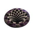 thumbnail image 2 of Halloween 3D Illusion Round Area Rug Soft Non Slip Floor Mat With Spooky Design For Living Room Bedroom Entryway Home Decor 15.7x15.7 Inches, 2 of 4