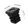 thumbnail image 2 of ETHZZLE 20pcs Cap Nuts Hex Nut Cover Black PVC For Furniture Assembly And Home Use, 2 of 7