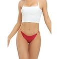 thumbnail image 3 of GaaiKei No Show Underwear Women Seamless G-String Thongs Sexy Low Rise Panties 5-Pack Size 5, 3 of 5