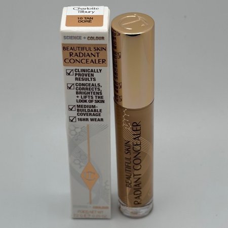Charlotte Tilbury Beautiful Skin Radiant Concealer 10 Tan 0.25 oz