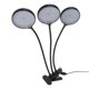 thumbnail image 5 of Lámpara LED de 45 W para cultivo de plantas con 3 cabezales y fuente de alimentación USB con clip para suculentas en interiores., 5 of 14