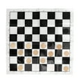 thumbnail image 5 of Juego de mesa de damas internacionales de madera, piezas de damas, tablero de ajedrez de película, conjunto de caja de plástico transparente, 5 of 5