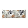 thumbnail image 2 of Disketp Tropical Leaves Print Body Pillow Cover - Super Soft 20x54 Body Pillow Case,Long Side Hidden Zipper, 2 of 8