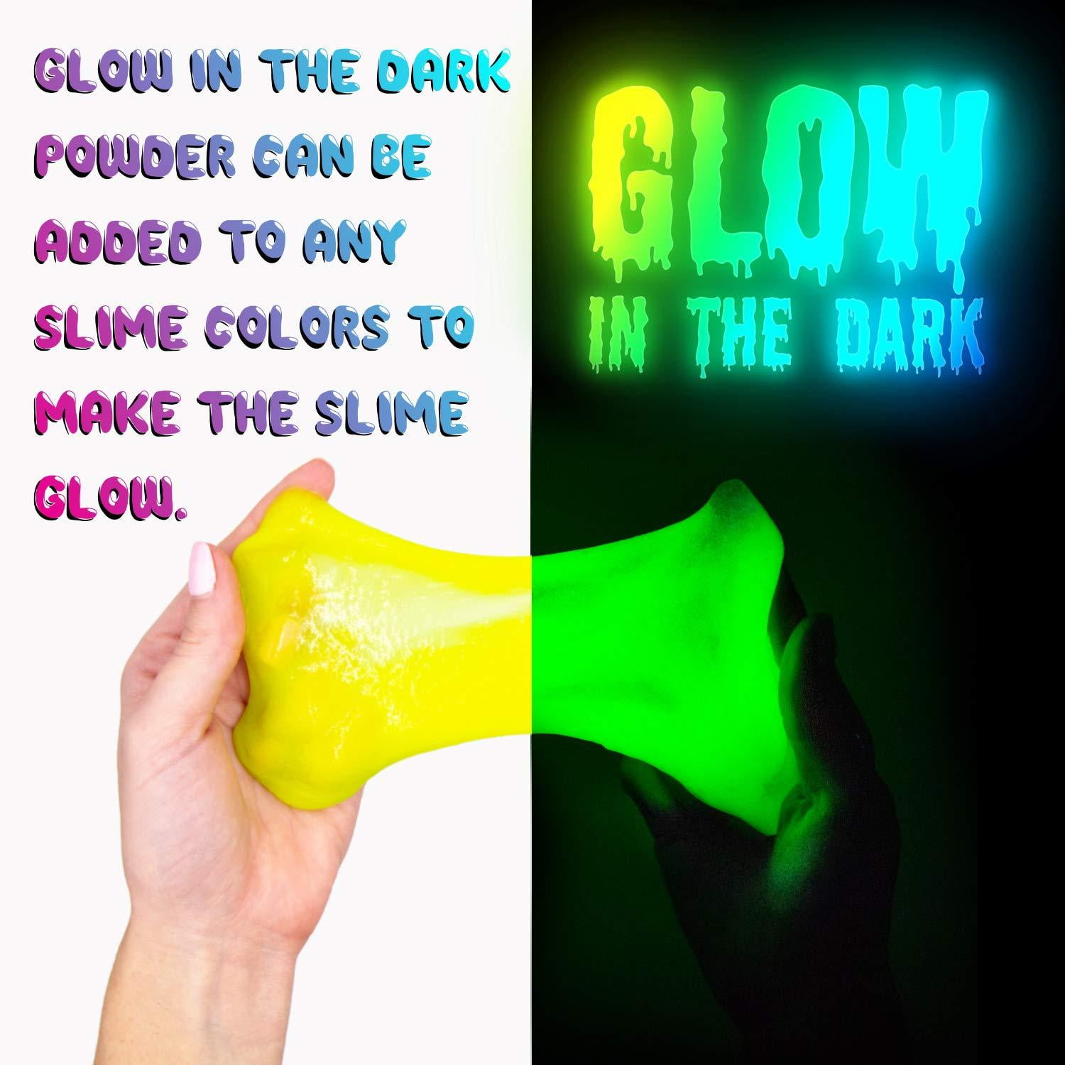 Details about   Diy Slime Kit For Girls Boys Ultimate Glow In The Dark Glitter Slime Making Ki 