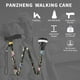 thumbnail image 5 of Bastón PANZHENG para hombre y mujer, bastones para mujer, punta todoterreno resistente, ligero, plegable, ajustable, plegable y resistente para personas mayores y adultos., 5 of 5