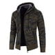 thumbnail image 4 of Abrigo de invierno para hombre con cuello alto y cremallera de manga larga de punto Fridja  hjk206, 4 of 4