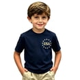 thumbnail image 4 of Ruiwill 4Th Of July Toddler Boys Shirts Independence Day Letter Print Short Sleeve Crew Neck Summer Patriotic Casual Boys Tees Size 12-13 Years Navy, 4 of 4