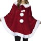 thumbnail image 1 of Lucakuins Disfraz de Navidad para mujer Deluxe Santa Shawl Poncho Party Cape Holiday Cosplay Outfit Lucakuins moda, 1 of 10