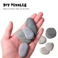 thumbnail image 3 of Yuanmiaoke 16pcs Kids Kids DIY Stones Craft DIY Pebbles Drawing Craft Stones for Children (Mixed Color), 3 of 10