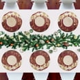 thumbnail image 7 of Ryvnso Christmas Trees Round Plate Mats Dining Table Placemat Set of 4 for Holiday Decoration, 7 of 7