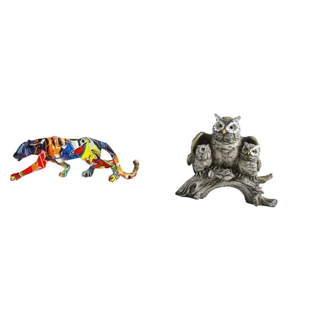 Estatua De Búho, Escultura, Figura De Animal, Adorno Caminante Para Decoración De Estantería, Interior, Hogar, Mesa, Sala De Estar Moderna, Oficina, Armario, Mesilla De Noche