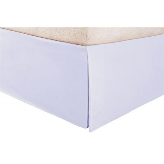Jupe de Lit en Microfibre Très Grand Blanc Uni