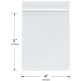 thumbnail image 2 of Plymor 4" x 5" (Case of 1,000), 2 Mil Zipper Reclosable Plastic Bags, 2 of 4