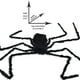 thumbnail image 4 of Gran araña animada de Halloween con telaraña iluminada para decoraciones espeluznantes, 4 of 8